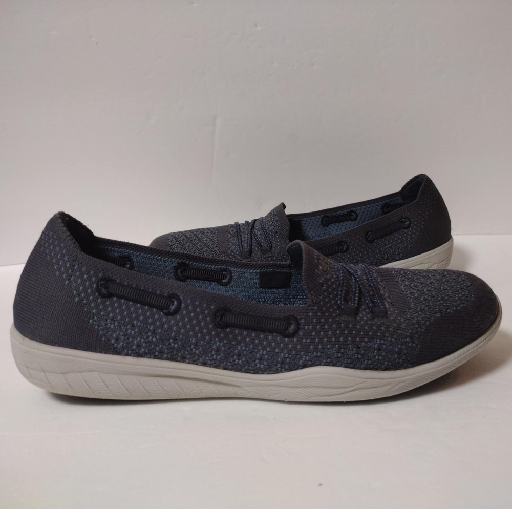 Skechers Newberry Street-easily Adored Women's size 9.5 Blue Slip on Shoe 100174